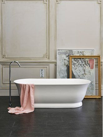 Clearwater Florenza 1828x864mm Clear Stone Freestanding Bath