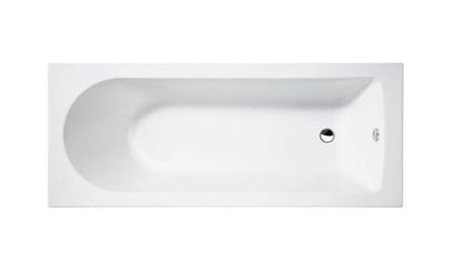 Crosswater Flow Single Ended 1700 x 750mm Acrylic Single Ended Bath