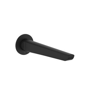 Foile Wall Mounted Matt Black Bath Spout Mixer Taps