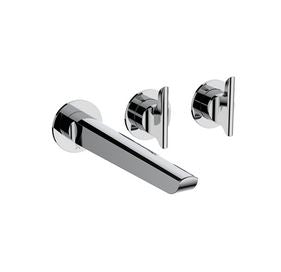 Crosswater Foile Module 2 Outlet 2 Handle Trim Set