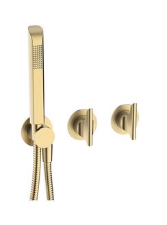 Crosswater Foile Module Foile 2 Handle With Handshower - Brushed Brass