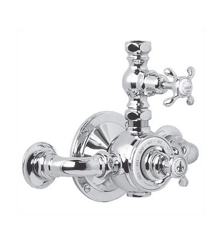 Lefroy Brooks La Chapelle Thermostatic Valve - Antique Gold