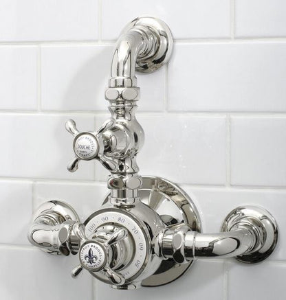 Lefroy Brooks La Chapelle Thermostatic Valve With Top Return - Antique Gold