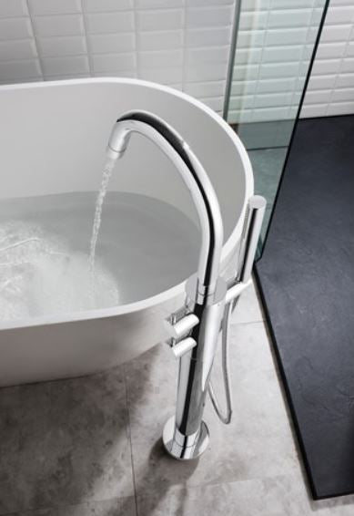 Crosswater Kai Lever Thermostatic Bath Shower Mixer w/ Kit