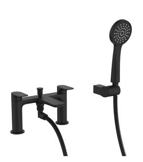 Crosswater Fuse Bath Shower Mixer Matt Black