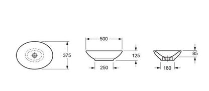 Invest in Essentials Fyori countertop basin For Modern Bath