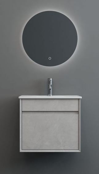 Essentials Alma 500mm Single Drawer cabinet in Slate