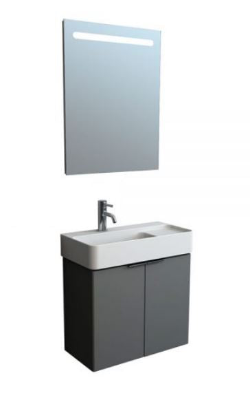 Essentials Blade 600x310mm Wall Mounted Cabinet Matt Grey