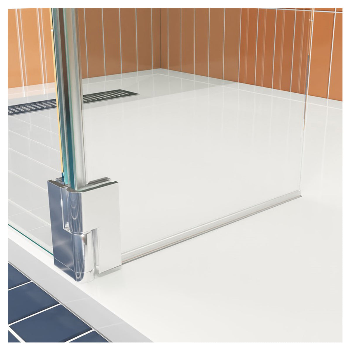 Crosswater Gallery 10 Recess with Hinged Deflector