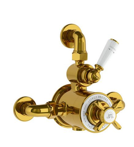 Godolphin Dual Control Thermo Shower Mixer Valve With Top Return - AG