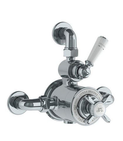 Godolphin Dual Control Thermo Shower Mixer Valve With Top Return - AG