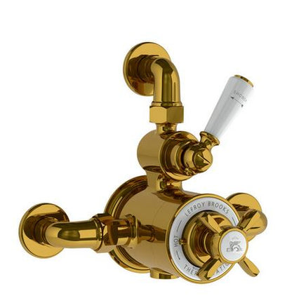 Godolphin Dual Control Thermo  Shower Mixer Valve With Top Return - NK