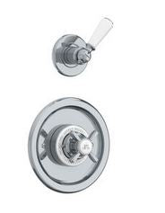 Lefroy Brooks Godolphin Concealed Archipelago Thermostatic Shower Mixer Valve With Choice Of Fixed Head (choose finish)