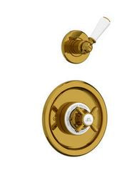 Lefroy Brooks Godolphin Concealed Archipelago Thermostatic Shower Mixer Valve With Choice Of Fixed Head (choose finish)