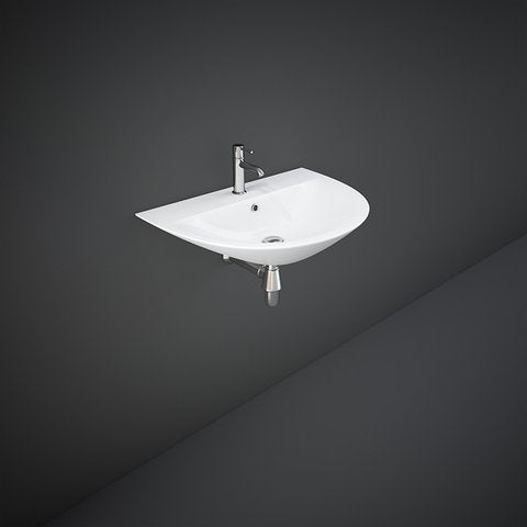 Rak-Morning Wash Basin | Wall Hung 650mm 1 Tap Hole
