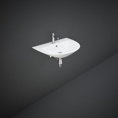 Rak-Morning Wash Basin | Wall Hung 600mm 1 Tap Hole