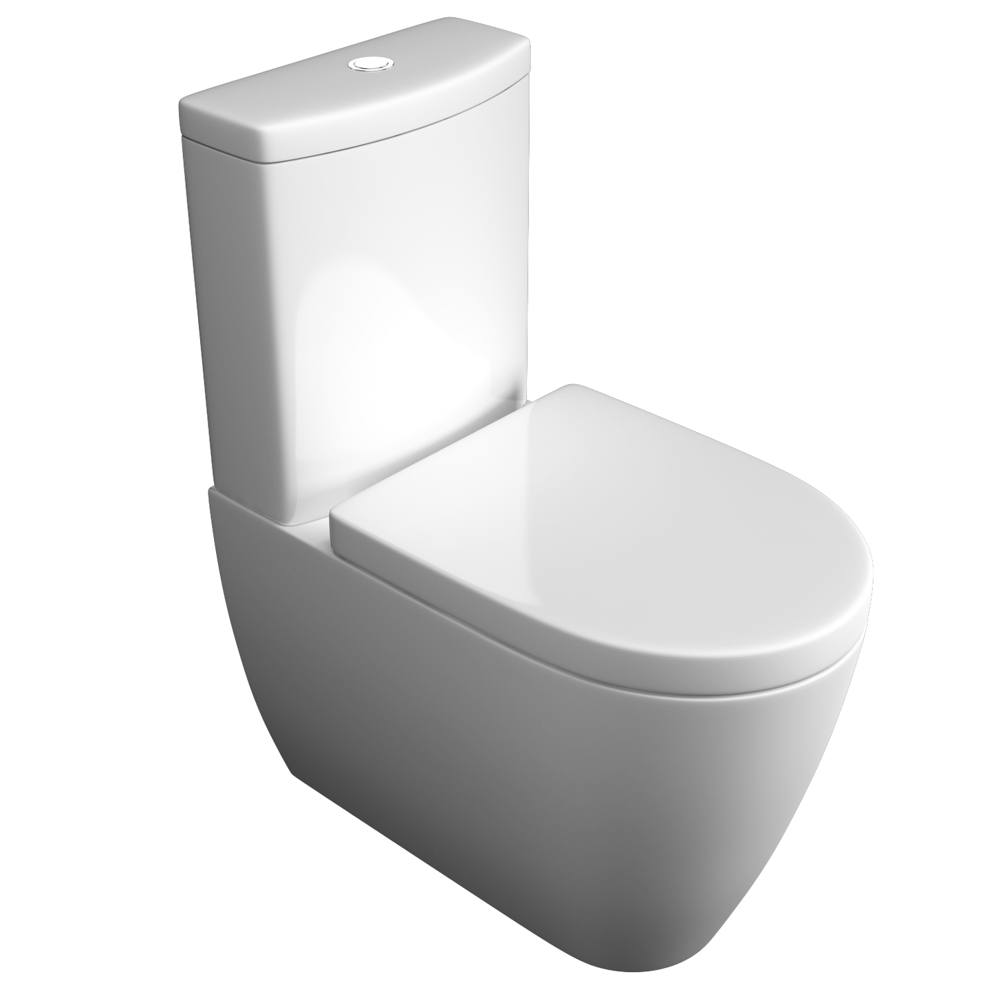 SW6 Genoa Back to Wall Close Coupled Pan w/ Soft-Close Seat