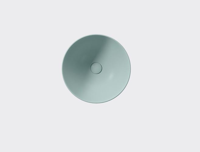 GSI Pura 420 x 420mm Deep Counter Top Basin Matt Ghiacchio