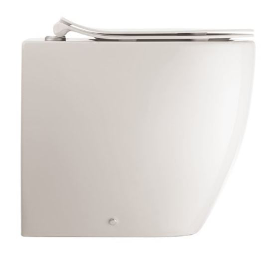 Crosswater Glide II Back to Wall Rimless Pan - Gloss White