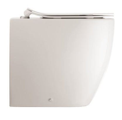 Crosswater Glide II Back to Wall Rimless Pan - Gloss White