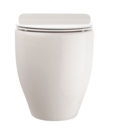 Crosswater Glide II Back to Wall Rimless Pan - Gloss White