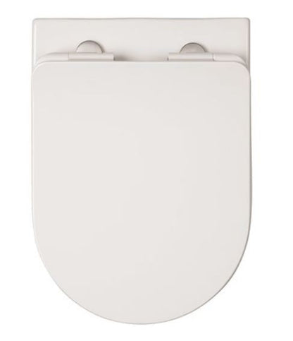 Glide II 510 x 365mm Soft Close Seat in Matt White