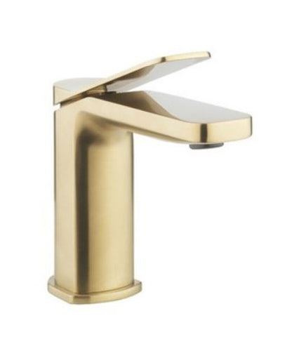 Crosswater Glide II Basin Monobloc Mixer Brushed Brass