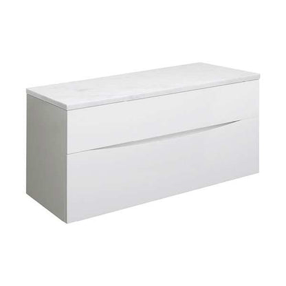 Crosswater Glide II 1000x450mm Wall Hung Vanity Unit  - White Gloss