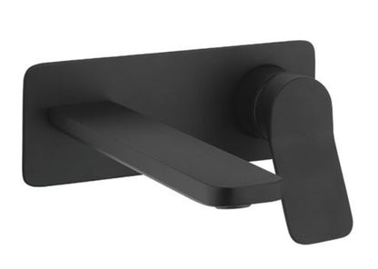 Crosswater Glide II Basin 2 Hole Set Matt Black