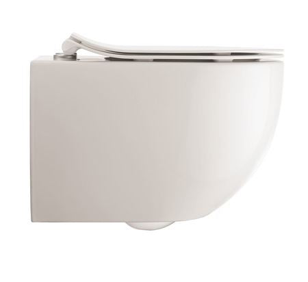 Crosswater Glide II Gloss White Wall Hung Rimless Pan