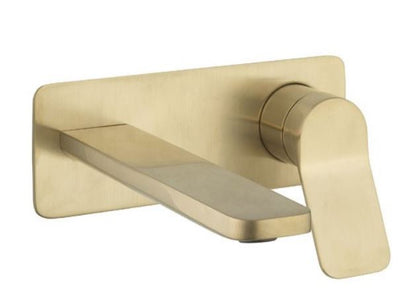 Crosswater Glide II Basin 2 Hole Set Brushed Brass