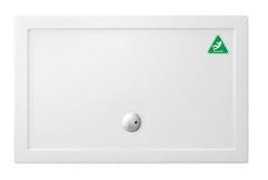 Crosswater Rectangular Anti-Slip Shower Tray 1800x900x35mm