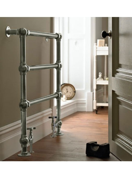 Vogue Grandeur Floor Standing Heated Towel Rail - 686 x 943mm Chrome