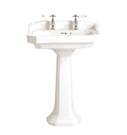 Heritage Granley 610 x 495 Standard Basin 2 Tap Holes Only