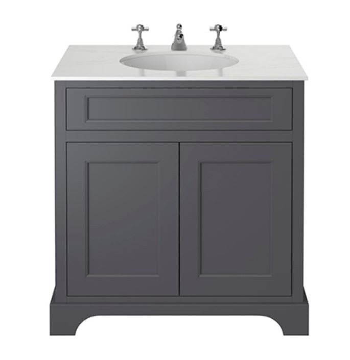 Wilton 800mm Freestanding Graphite