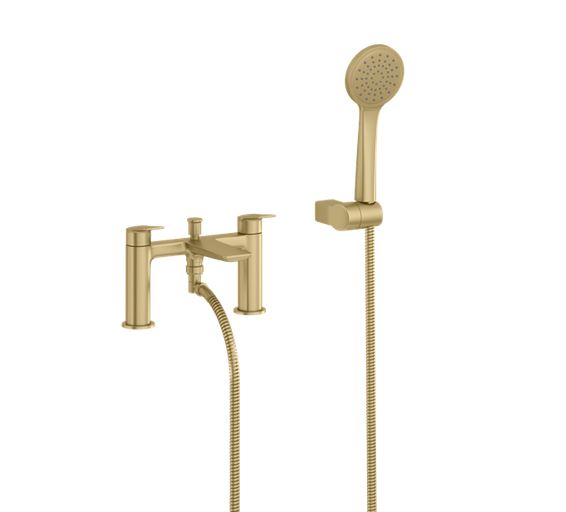 Greenwich Bath Shower Mixer 2TH Brushed Brass