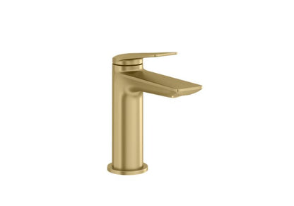 Greenwich Mono Basin Mixer Brushed Brass