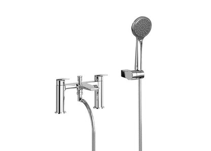 Greenwich Deck Mounted Bath Shower Mixer 2TH Chrome