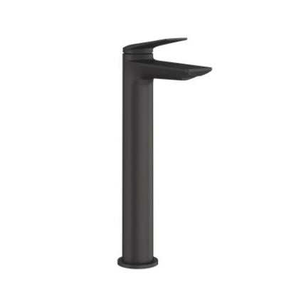 Greenwich Tall Mono Basin Mixer Matt Black