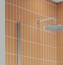 Crosswater Gallery Wall Profile - Polished Stainless Steel