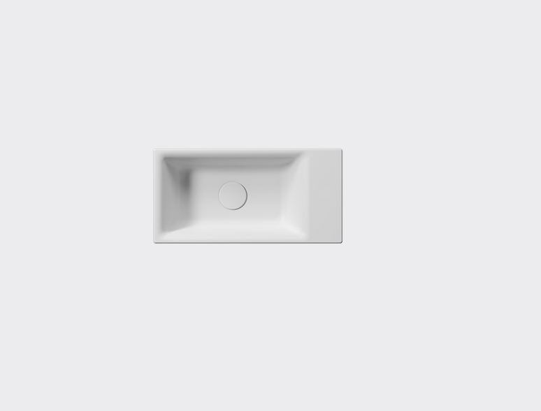 GSI Nubes Matt White Basin 500 x 250mm