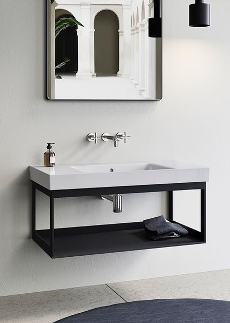 GSI Nubes Gloss White Basin 1000 x 500mm