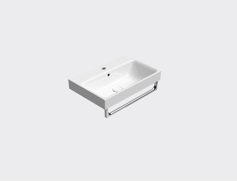 GSI Nubes Gloss White Basin 600 x 400mm