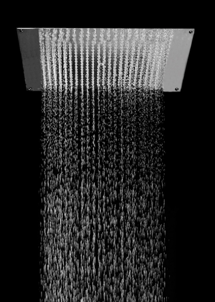 DREAM - Rectangular Flush To Ceiling Shower Head -  570 x 470 mm