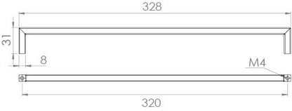 SANEUX Berlin 320mm Drawer Handle