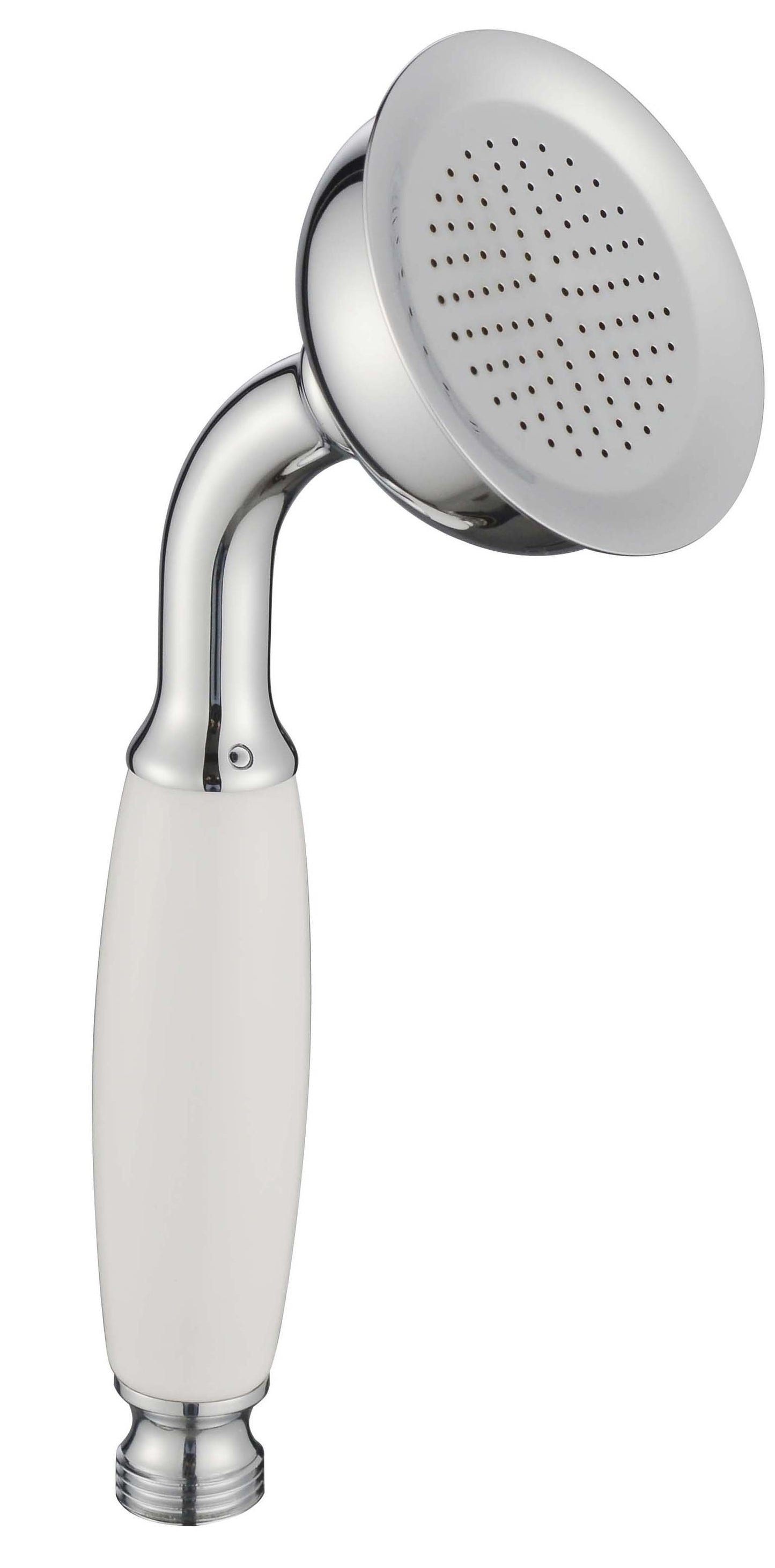 Traditional Chrome & China Rectangular Handset for Bathrooms