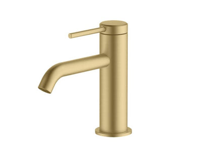 Hoxton Basin Mixer w/ 1 Tap Hole - Brushed Brass Finish