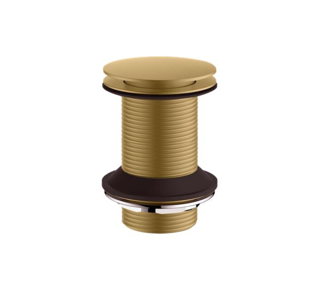 Hoxton Un-slotted Basin Waste Brushed Brass