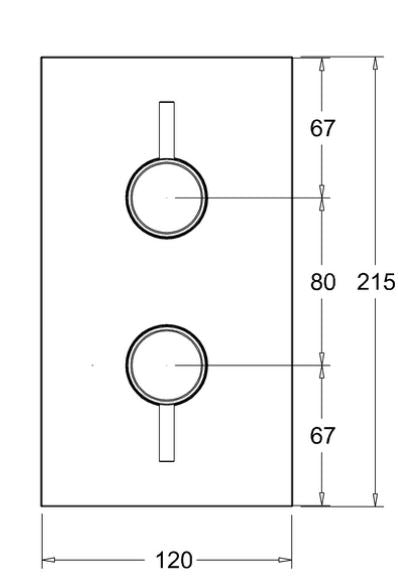 Hoxton Shower Mixer without Diverter