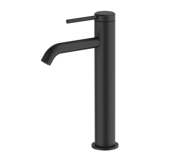 Hoxton 127 x 251mm Tall Basin Mixer in Matt Black Finish